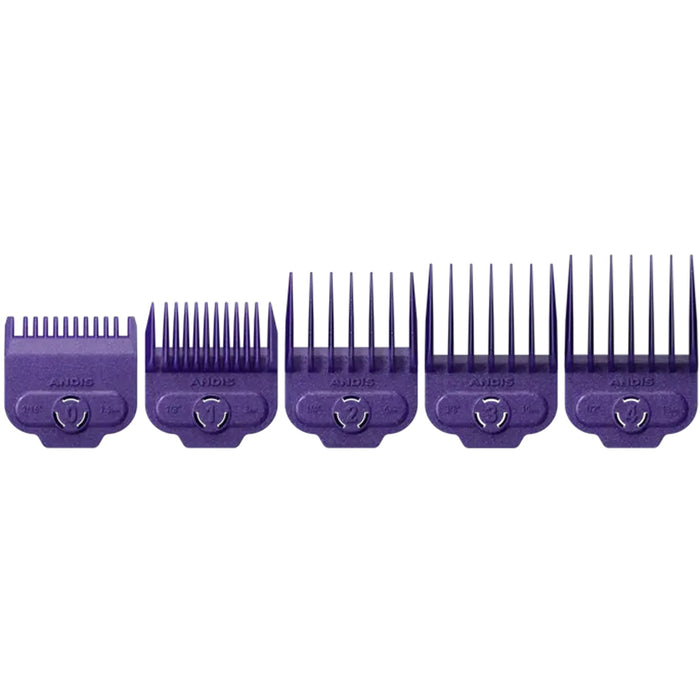 Andis Single Magnetic 5 Pcs Comb Set - Small #66795