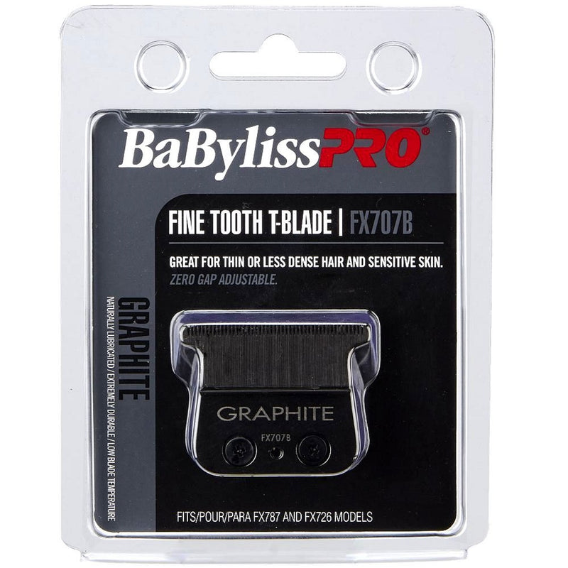 BaByliss Pro Replacement Black Graphite Fine Tooth T-Blade #FX707B
