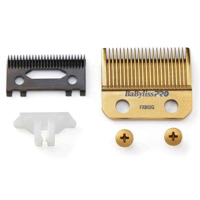 BaByliss Pro Replacement Gold DLC/Titanium Taper Blade #FX802G