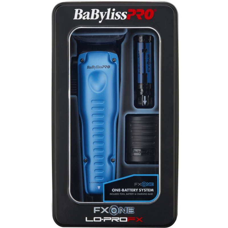 BaByliss Pro FXONE LO-PROFX LIMITED EDITION High Performance Clipper - Black & Blue #FX829BL