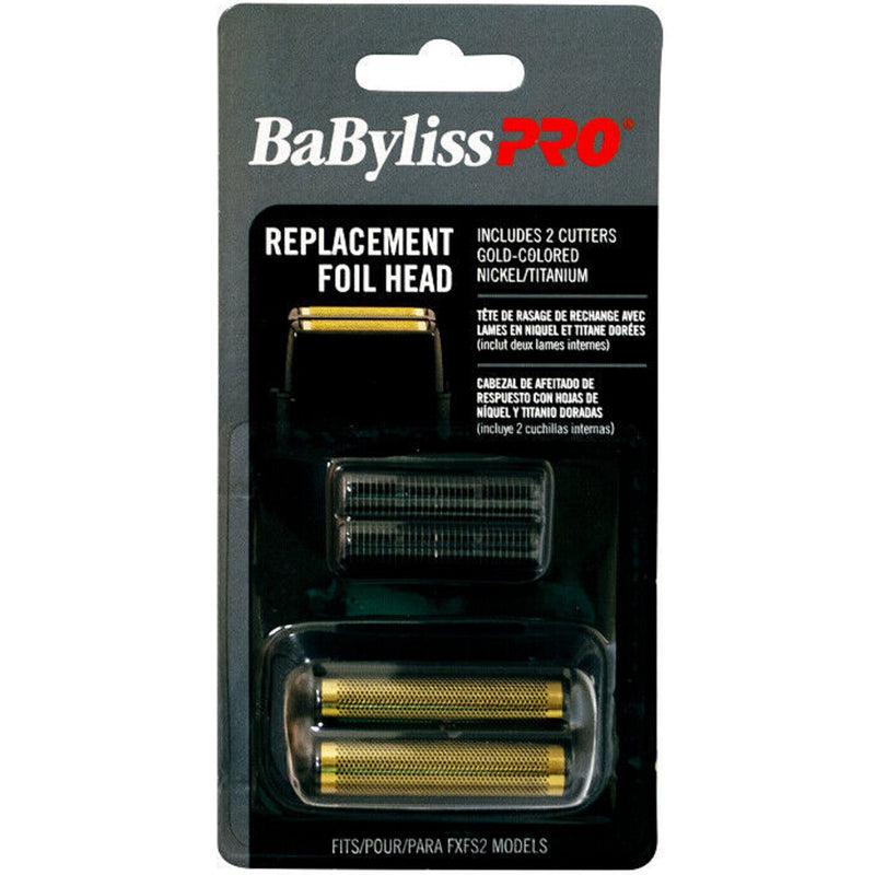 BaByliss Pro Replacement Foil & 2 Cutter For FXFS2 - Black #FXRF2B
