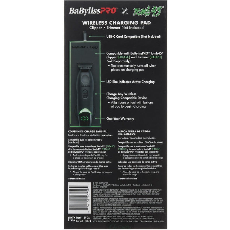 BaByliss Pro X Tomb45 Wireless Charging Pad #FXT45MAT