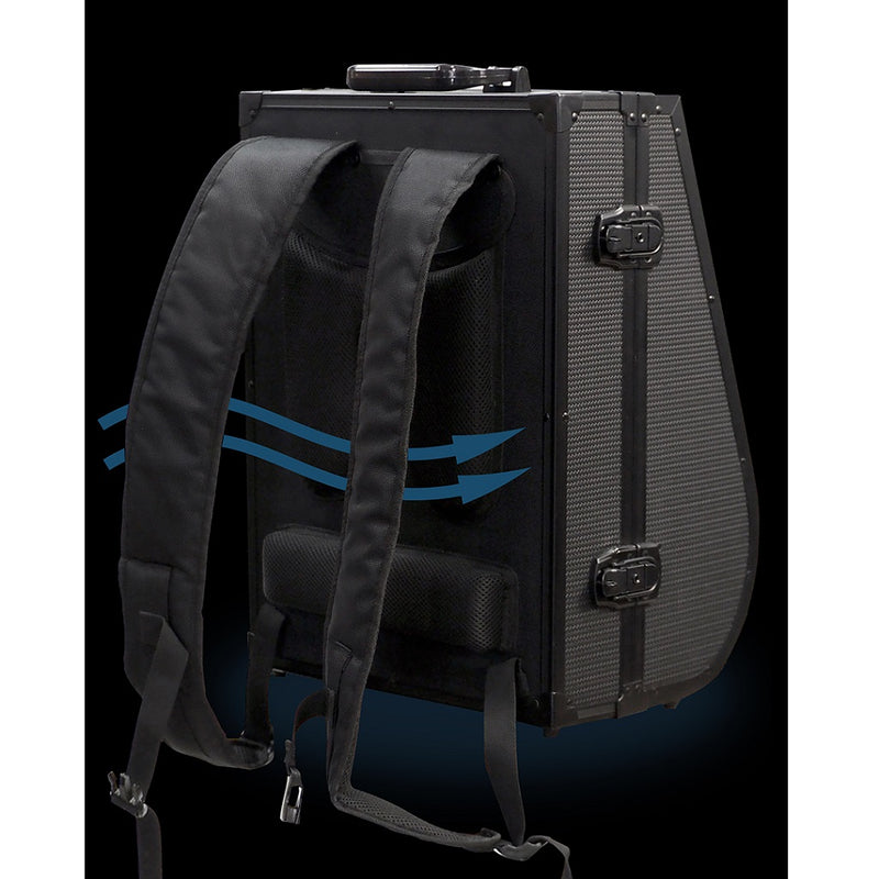 Vincent Hard Shell Backpack Classic Black #VT10404