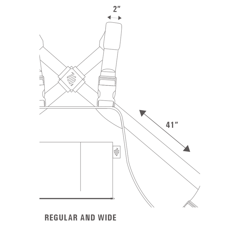 Barber Strong The Barber Apron - Extra Wide #BSA01-XW-BLK