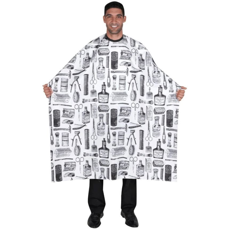 Betty Dain Vintage Styling Cloth Cape White #188-WHT