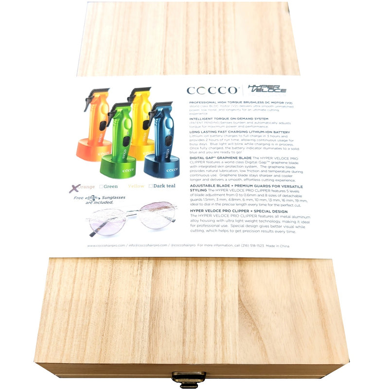 Cocco x Habibe Limited Edition Hyper Veloce Pro Clipper - Orange with Sunglasses