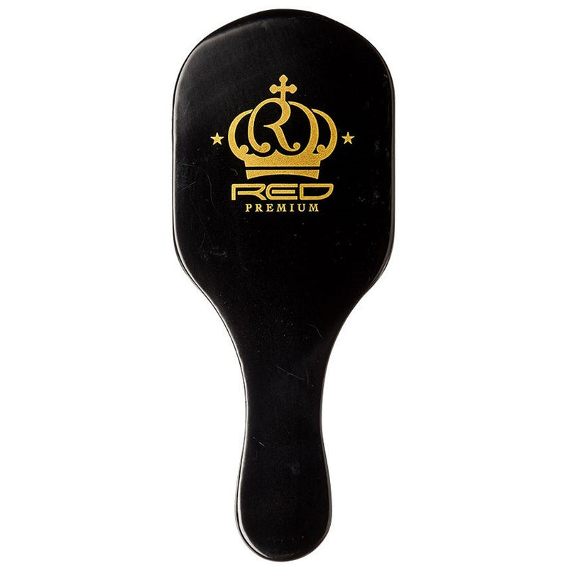 Red Premium Bow Wow X 360 Power Wave Mixed Boar Club Brush Medium Bristles #BR21