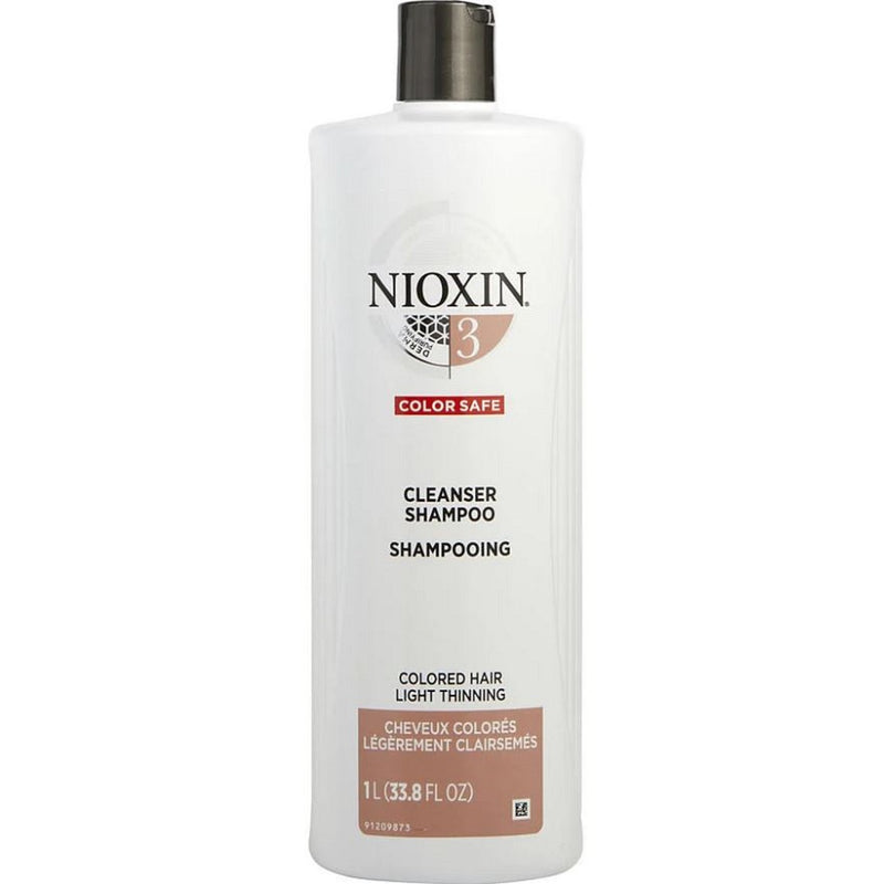 Nioxin Scalp + Hair Shampoo System No.3 for Colored Hair Light Thinning 33.8 oz