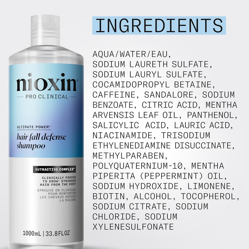 Nioxin Ultimate Power Hair Fall Defense Shampoo 32 oz