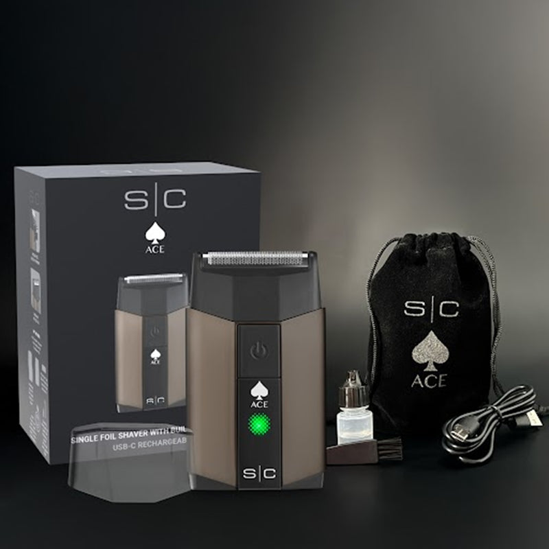 Stylecraft Ace Single Foil Shaver with Built-in Trimmer #SC802N