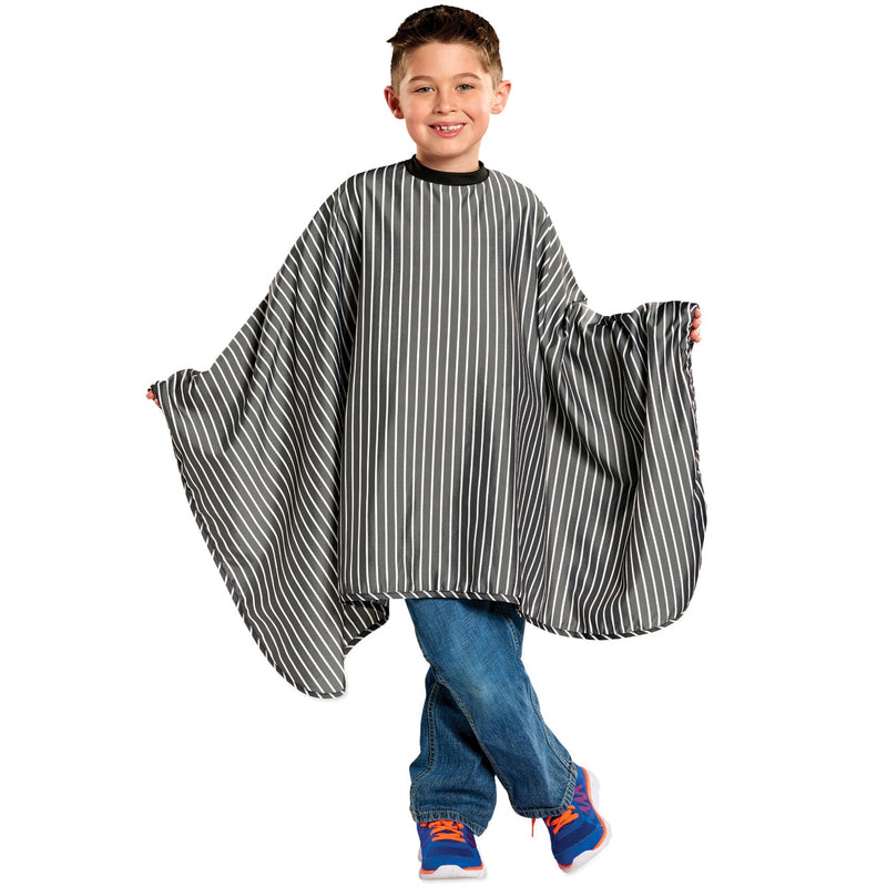 Scalpmaster Kids Striped Barber Cape #4130