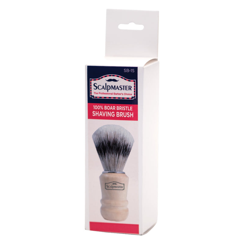 Scalpmaster 100% Boar Bristle Shaving Brush #SB-15