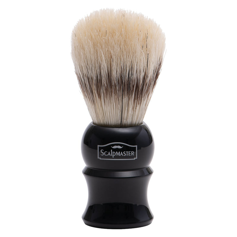 Scalpmaster Deluxe Shaving Brush with 100% Boar Bristles #SB-16