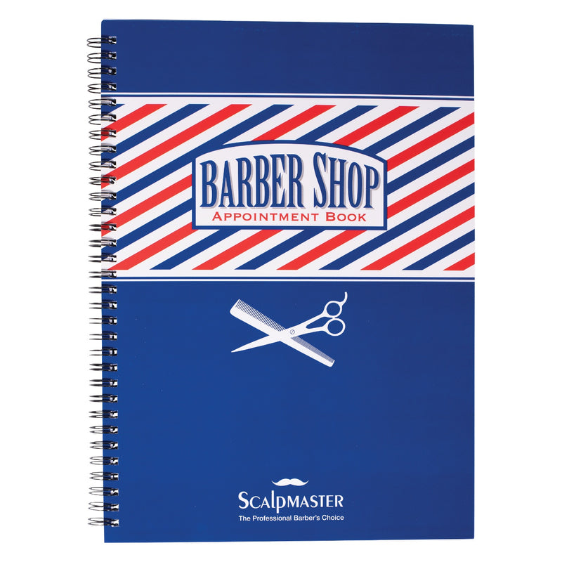 Scalpmaster 3 Column Barber Shop Appointment Book 100 Pages #SC-9019