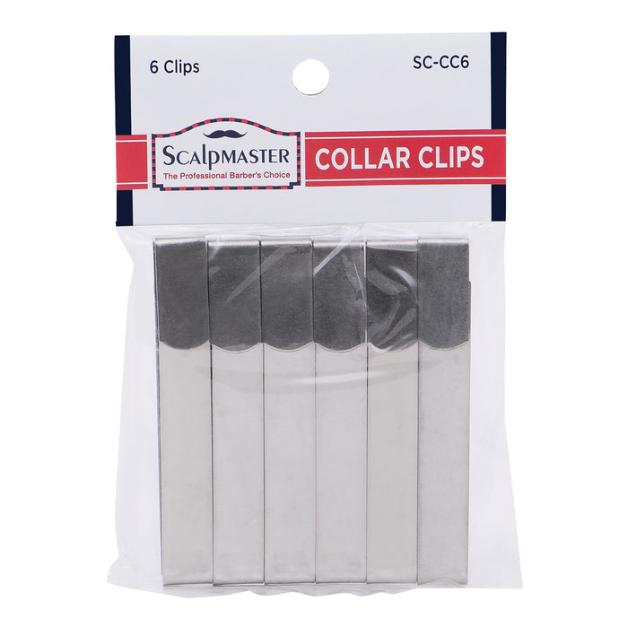 Scalpmaster 6 pc. Collar Clips #SC-CC6