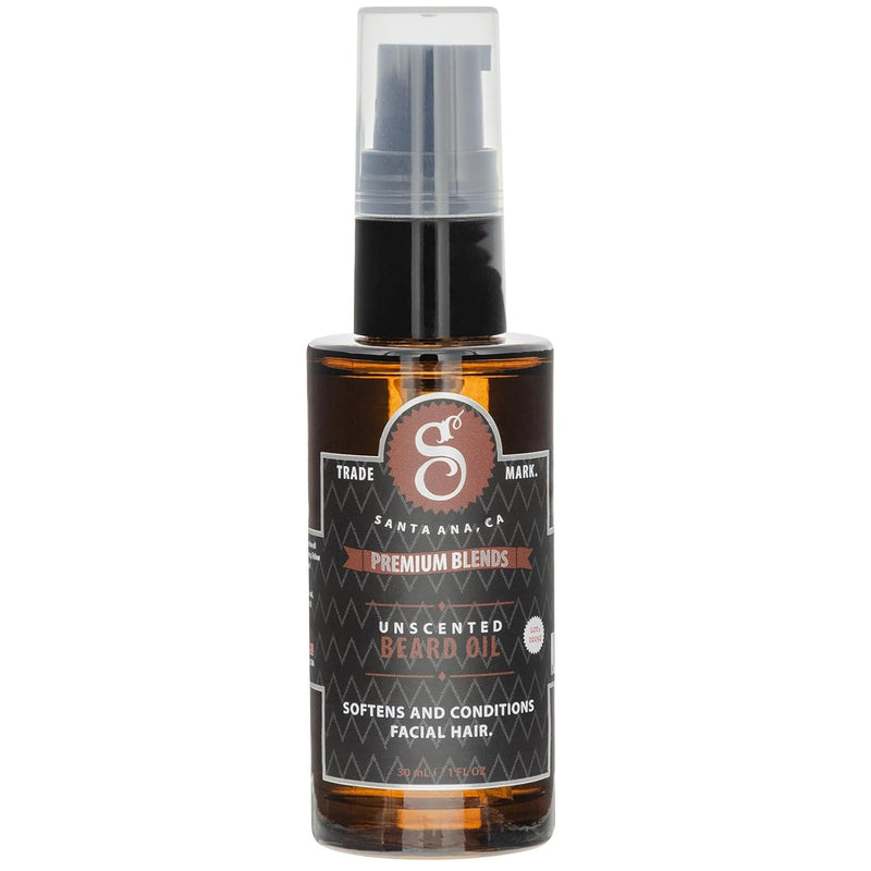 Suavecito Premium Blends Unscented Beard Oil 1 oz