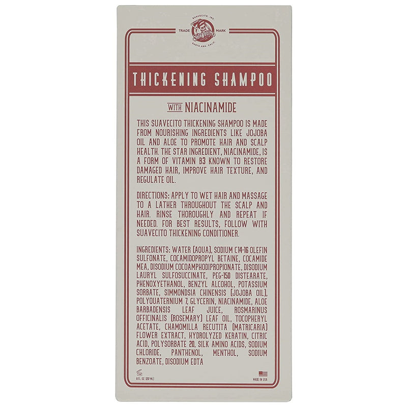 Suavecito Thickening Shampoo 8 oz
