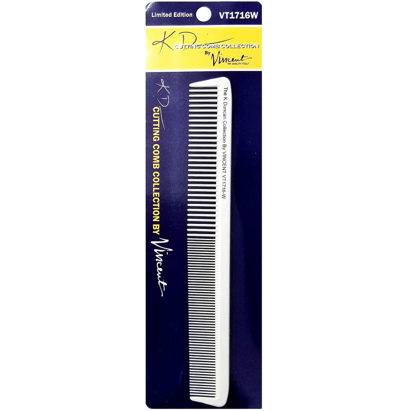 Vincent Ceramic 8-1/2" Cutting Comb - White #VT1716W