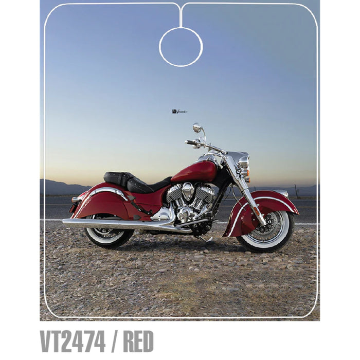 Vincent Vintage Cutting Cape - Red Motorcycle #VT2474