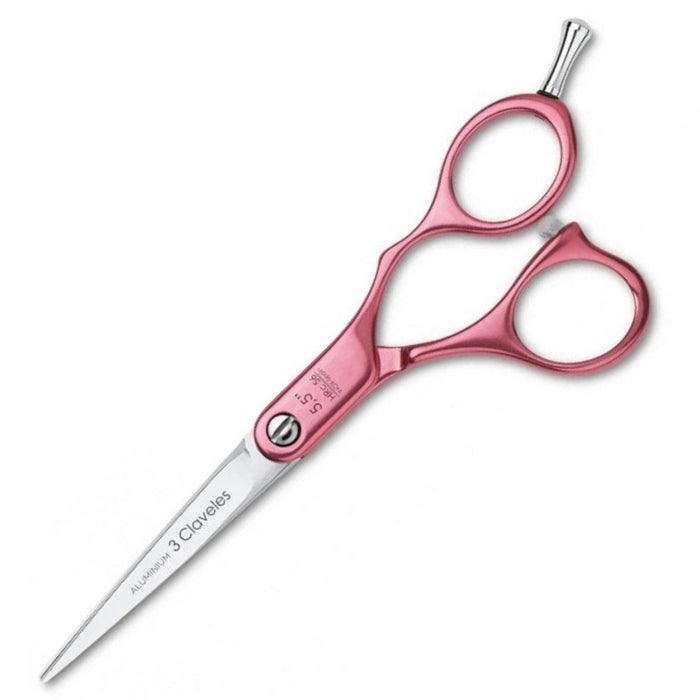 3 Claveles Dur Hairdressing Scissors 5.5" - Pink #12691