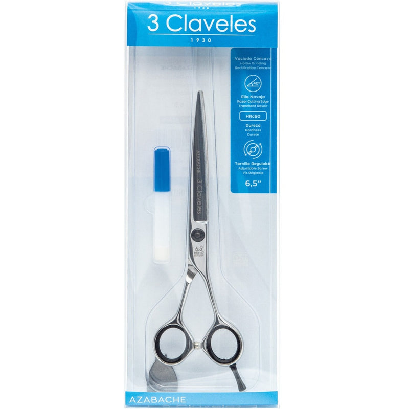 3 Claveles Azabache Hairdressing Scissors 6" #12792