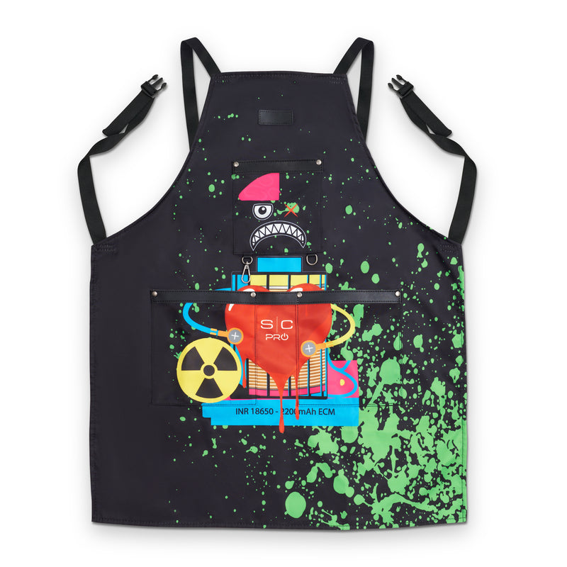 Stylecraft Radioactive Barber Apron #SC338 [2 Color Options]