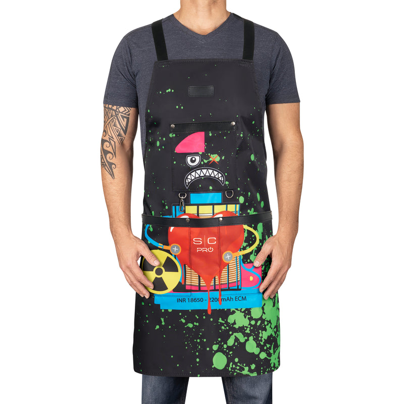 Stylecraft Radioactive Barber Apron #SC338 [2 Color Options]