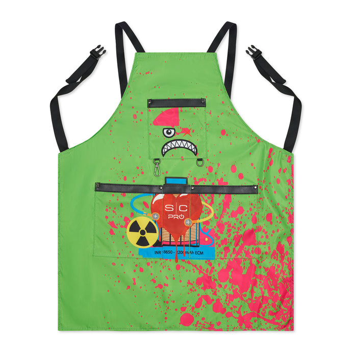 Stylecraft Radioactive Barber Apron #SC338 [2 Color Options]
