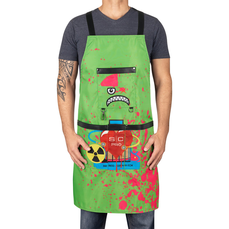Stylecraft Radioactive Barber Apron #SC338 [2 Color Options]