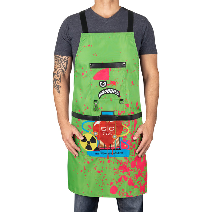 Stylecraft Radioactive Barber Apron #SC338 [2 Color Options]