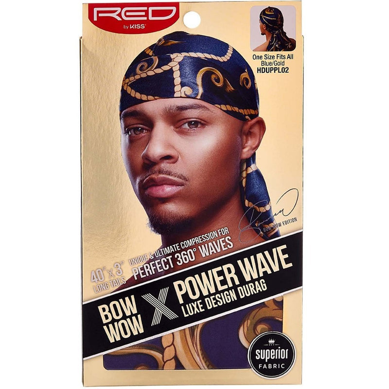 Red by Kiss Bow Wow X Power Wave Luxe Design Durags
