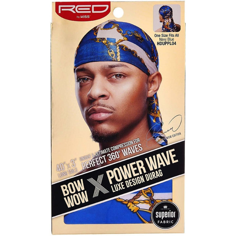 Red by Kiss Bow Wow X Power Wave Luxe Design Durags