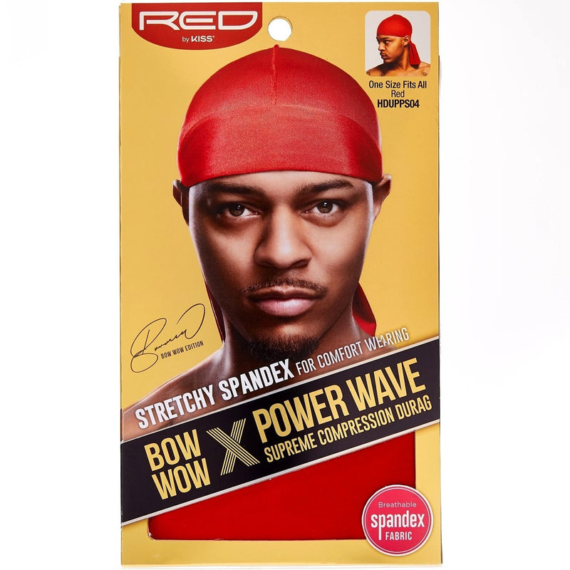 Red by Kiss Bow Wow X Power Wave Spandex Durags [6 Color Options]