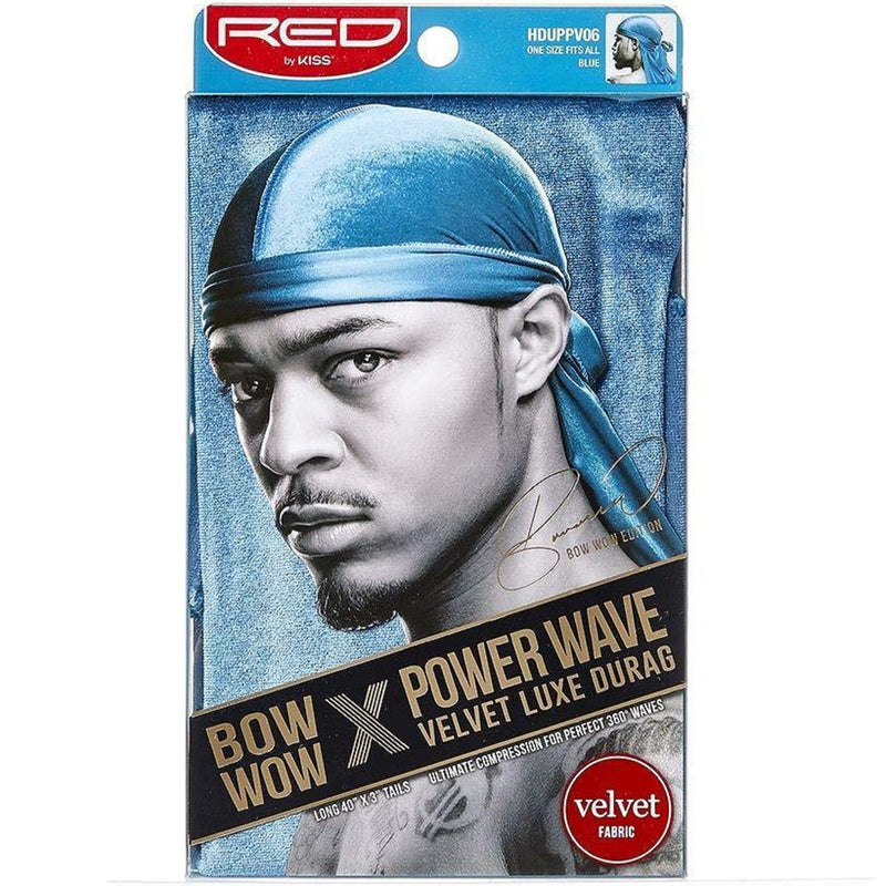 Red by Kiss Bow Wow X Power Wave Velvet Luxe Durags [10 Color Options]