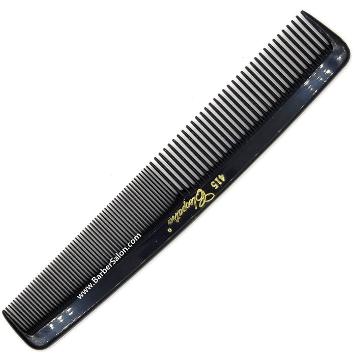 Krest Cleopatra 415 Round Back Finger Wave Combs Black [12 Pack]