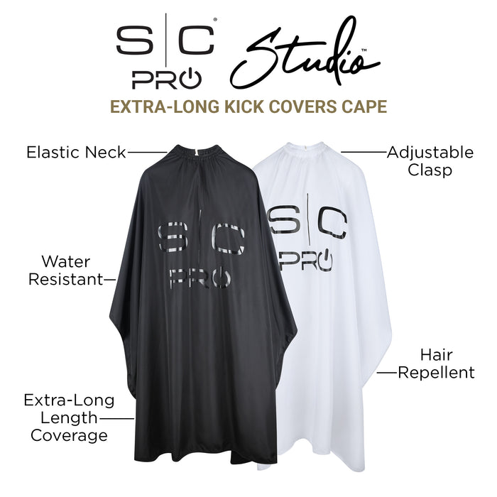 Stylecraft Extra-Long Kick Covers Barber Cape #SC340 [2 Color Options]