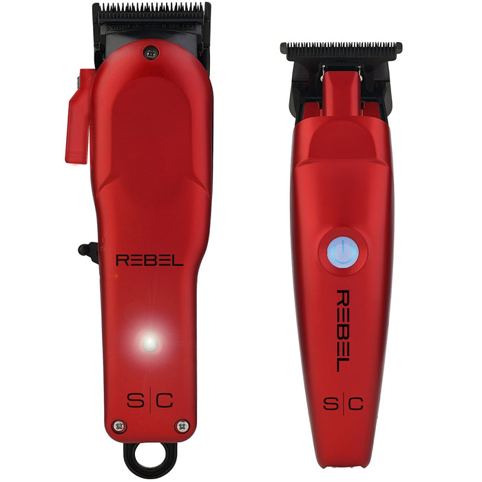 Stylecraft REBEL Professional Modular Clipper & Trimmer Red Combo #SC203R