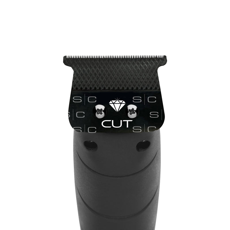 Stylecraft Replacement Diamond Cut Fixed Black Diamond DLC Trimmer Blade with The One Cutter Set #SC541B