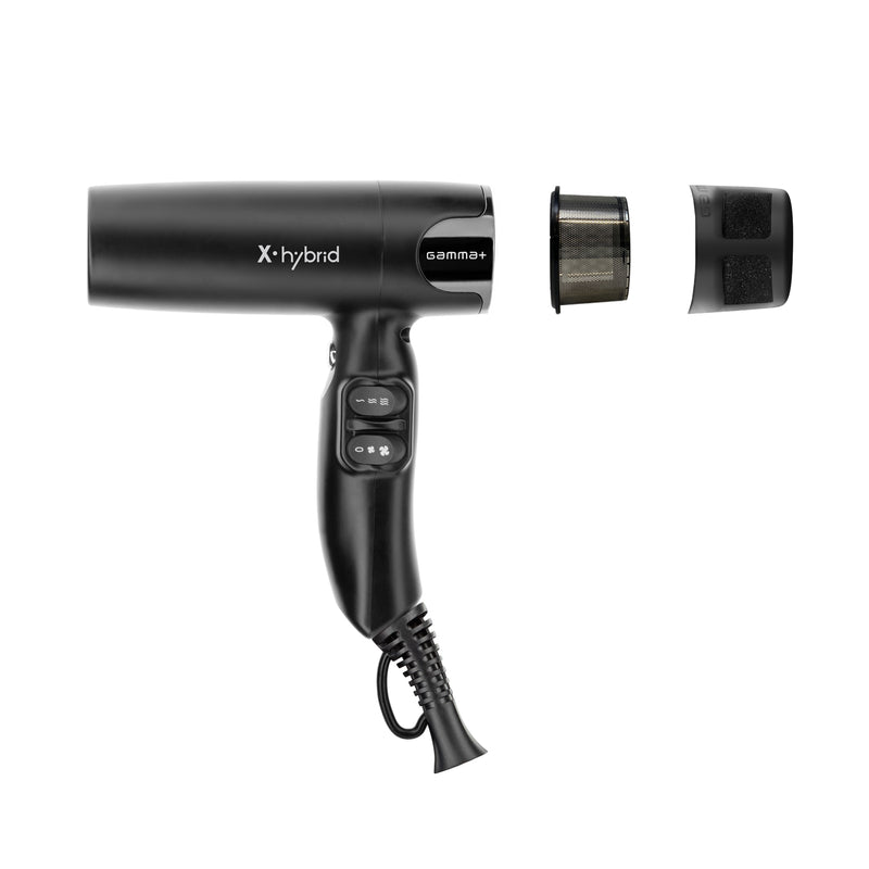 Gamma+ X-HYBRID Hair Dryer - Black #GP102B