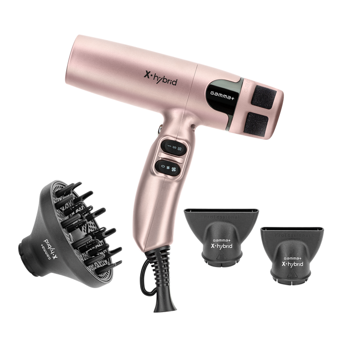 Gamma+ X-HYBRID Hair Dryer - Rose Gold #GP102G
