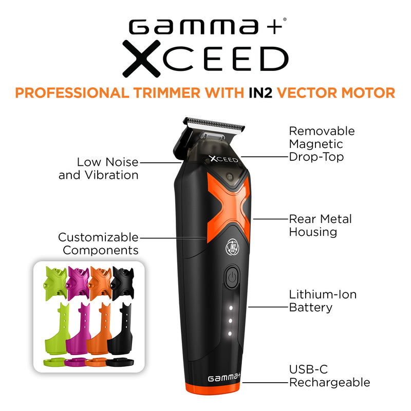 Gamma+ XCEED Clipper, Trimmer & Shaver [TRIO]