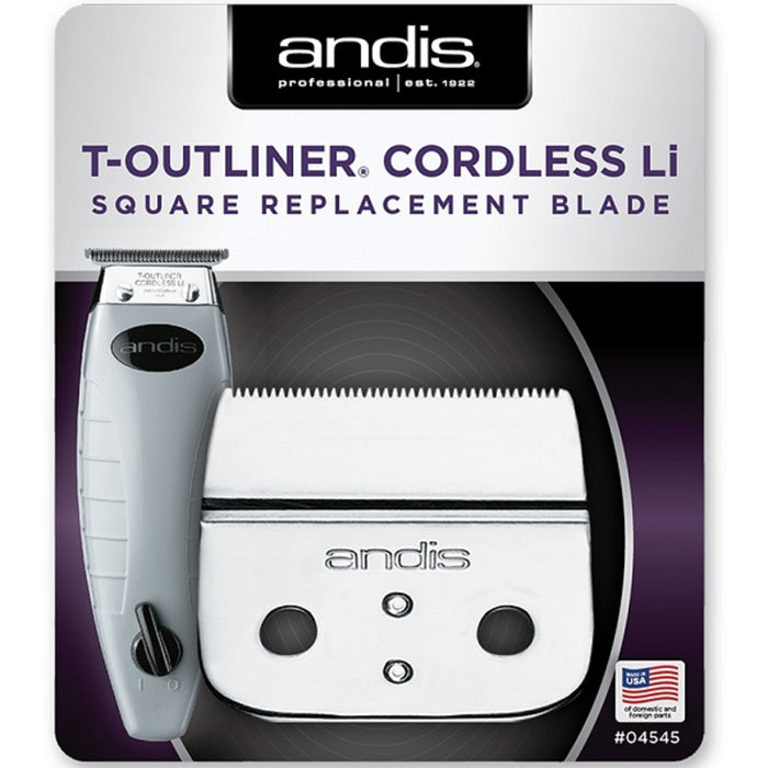 Andis Cordless T-Outliner Li Replacement Square Blade #04545