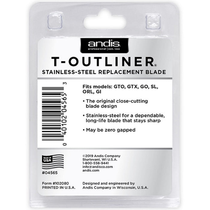 Andis T-Outliner Replacement Blade - Stainless Steel #04565