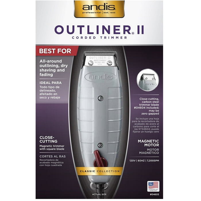 Andis Outliner II Square Blade Trimmer #04603