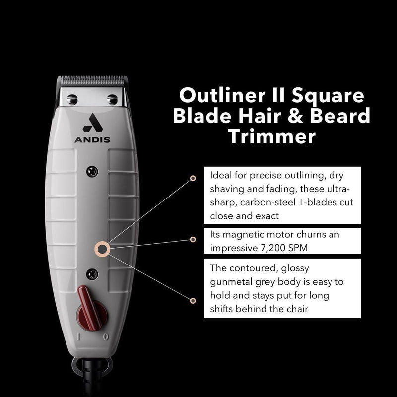 Andis Outliner II Square Blade Trimmer #04685