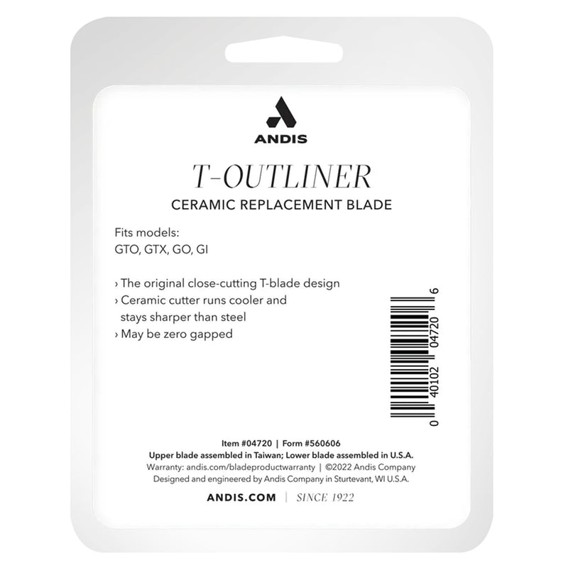 Andis T-Outliner Ceramic Replacement Blade #04720