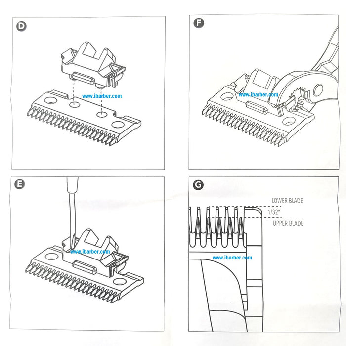 Andis Part Replacement Blade Yoke Fits MLC Cordless Master #202979