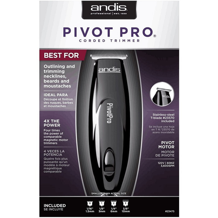 Andis Pivot Pro T-Blade Trimmer #23475