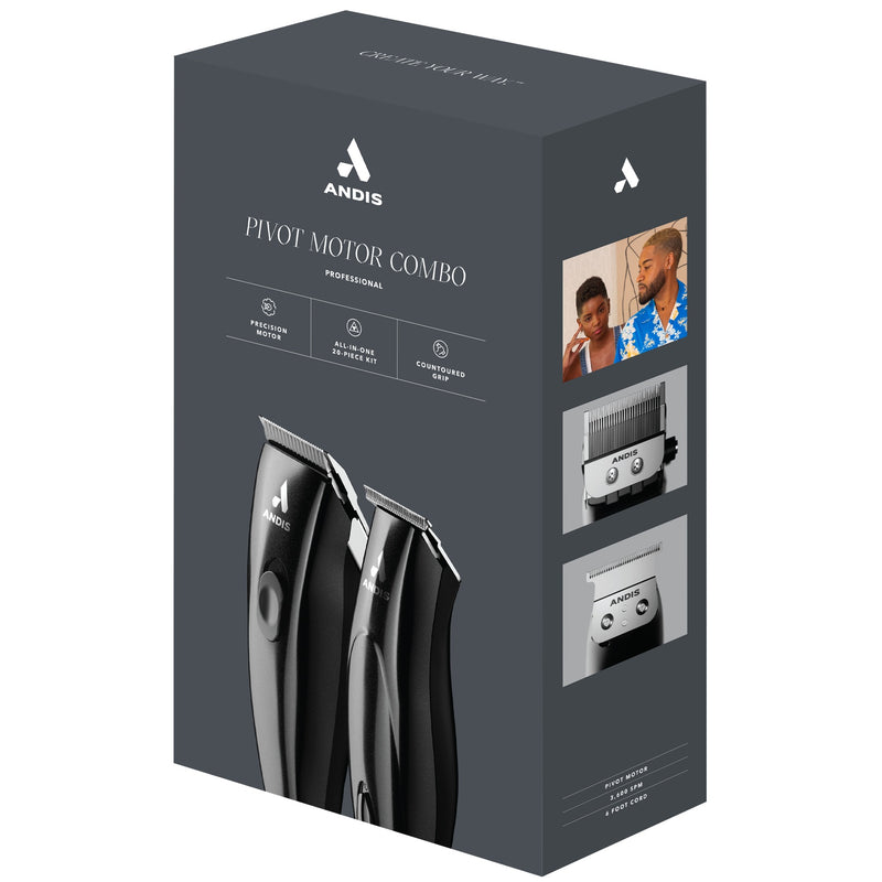 Andis Pivot Motor Combo Black #24810
