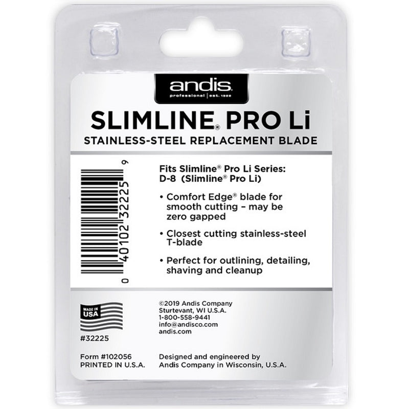 Andis SlimLine Pro Li Trimmer Stainless Steel Replacement Blade #32225